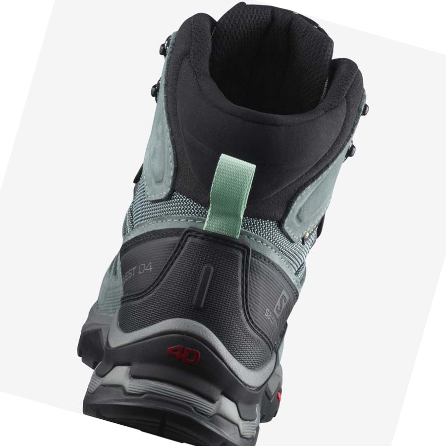 Salomon WoQUEST 4 GORE-TEX Kadın Yürüyüş Ayakkabısı Mavi | TR 2781VRW